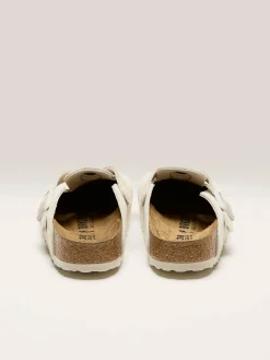 BIRKENSTOCK Sabots Boston Suede Leather Pour Femmes