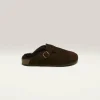 BOSABO Sabots En Velours Choco