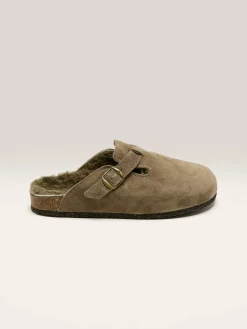 BOSABO Sabots En Velours Taupe