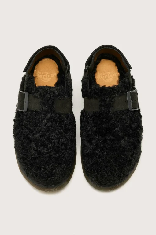 DR. MARTENS Mules Jorge II En Daim & Borg Pour Femmes