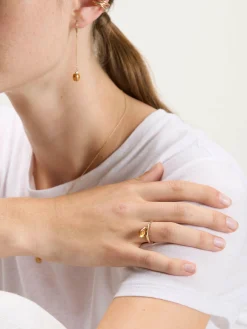 HELENA ROHNER Bague Drop Citrine