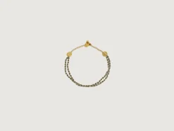 MARY GAITANI Bracelet à Double Rang De Pyrite