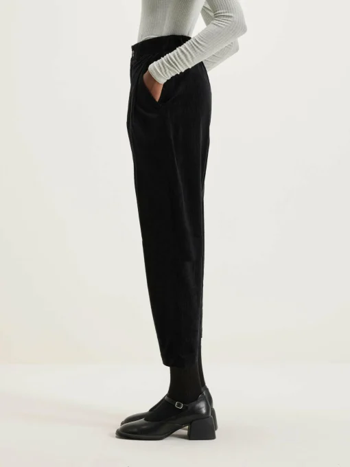 NICHOLSON & NICHOLSON Pantalon Sand Boyfriend En Velours Côtelé