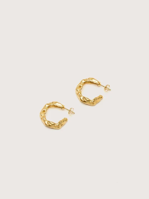 SIMUERO Boucles D'oreilles Or Gamba
