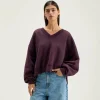 Sweatshirt Col V Varola