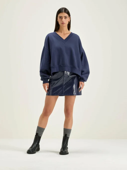 Sweatshirt Col V Varola