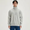 Sweatshirt Col Zippé Faber