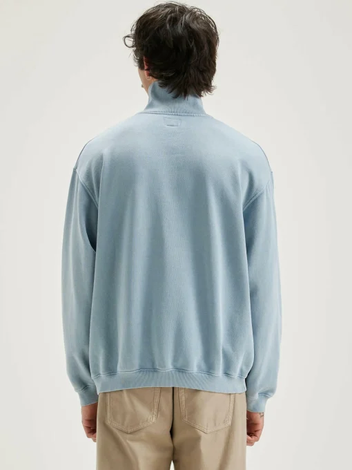 Sweatshirt Col Zippé Fabro