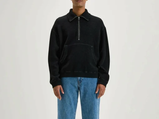Sweatshirt Col Zippé Mabro