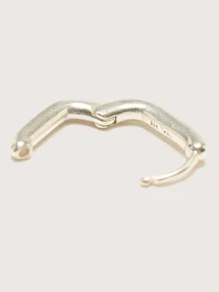 TEN Boucles D'oreilles Oblong En Argent