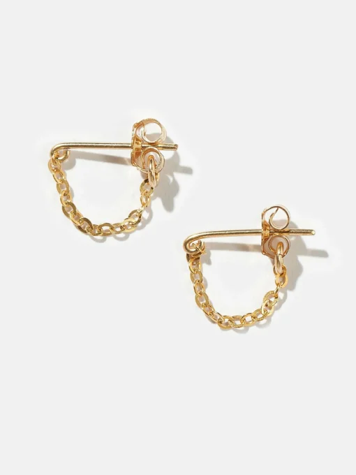 YAY Boucles D'oreilles Chaînette Essentiel